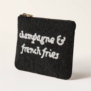 Kate Spade x Target Champagne & French Fries Beaded Clutch